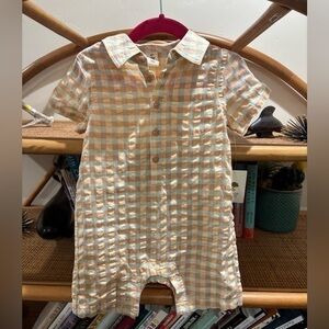 NWT Tucker and Tate toddler boy’s cotton romper